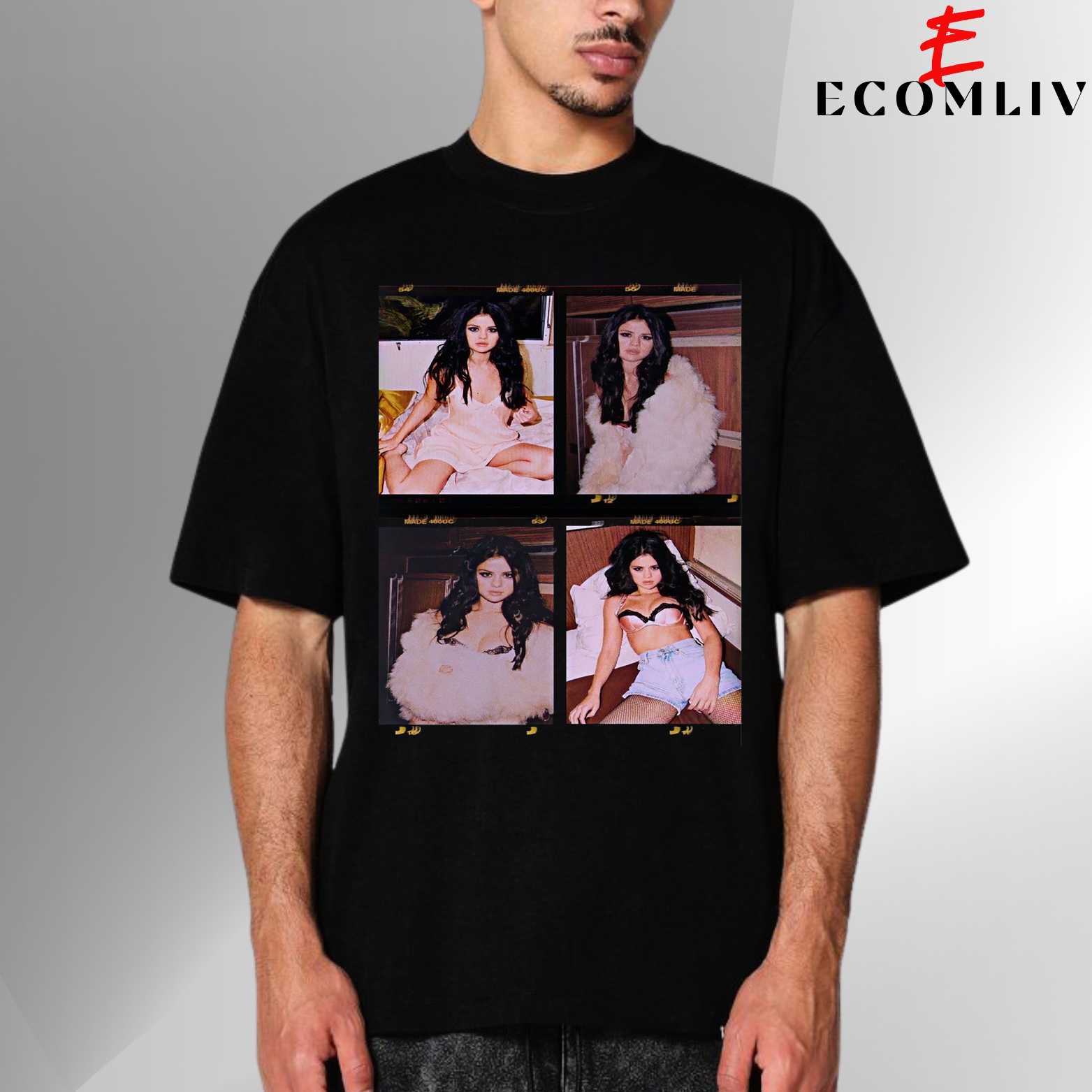 Selena Gomez T-Shirt, Unisex Pop Icon Tee, Music Streetwear Top